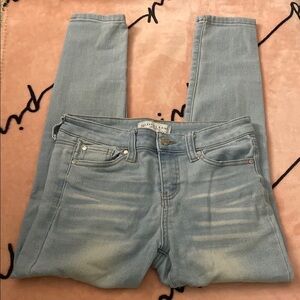 Celebrity Pink Light Wash Skinny Jeans